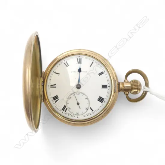 GOLD PLATED POCKET WATCH (faulted)