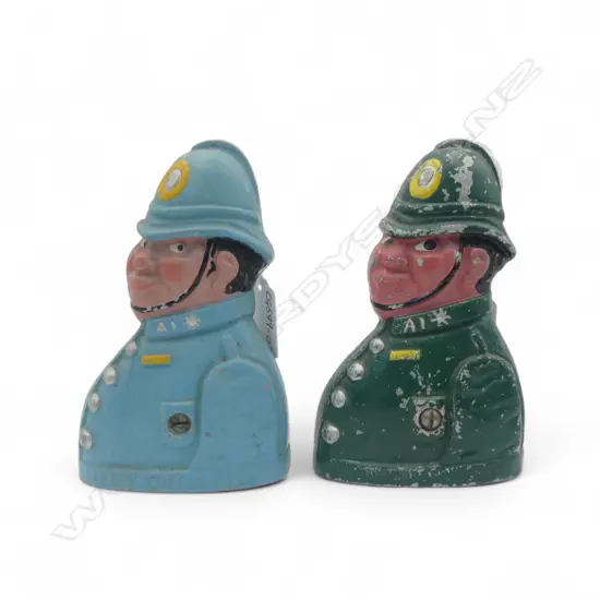 2 FUNHO POLICE MEN MONEY BOXES