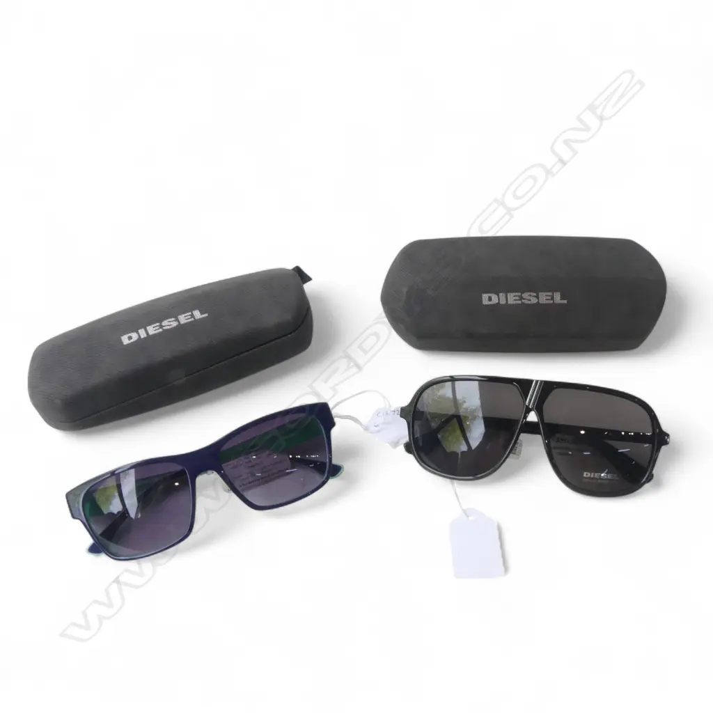 TWO PAIRS OF NEW OLD STOCK DEISEL SUNGLASSES Image 1++