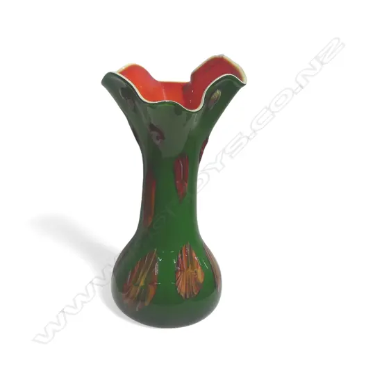 CHINESE HAND BLOWN ART GLASS VASE H.400mm