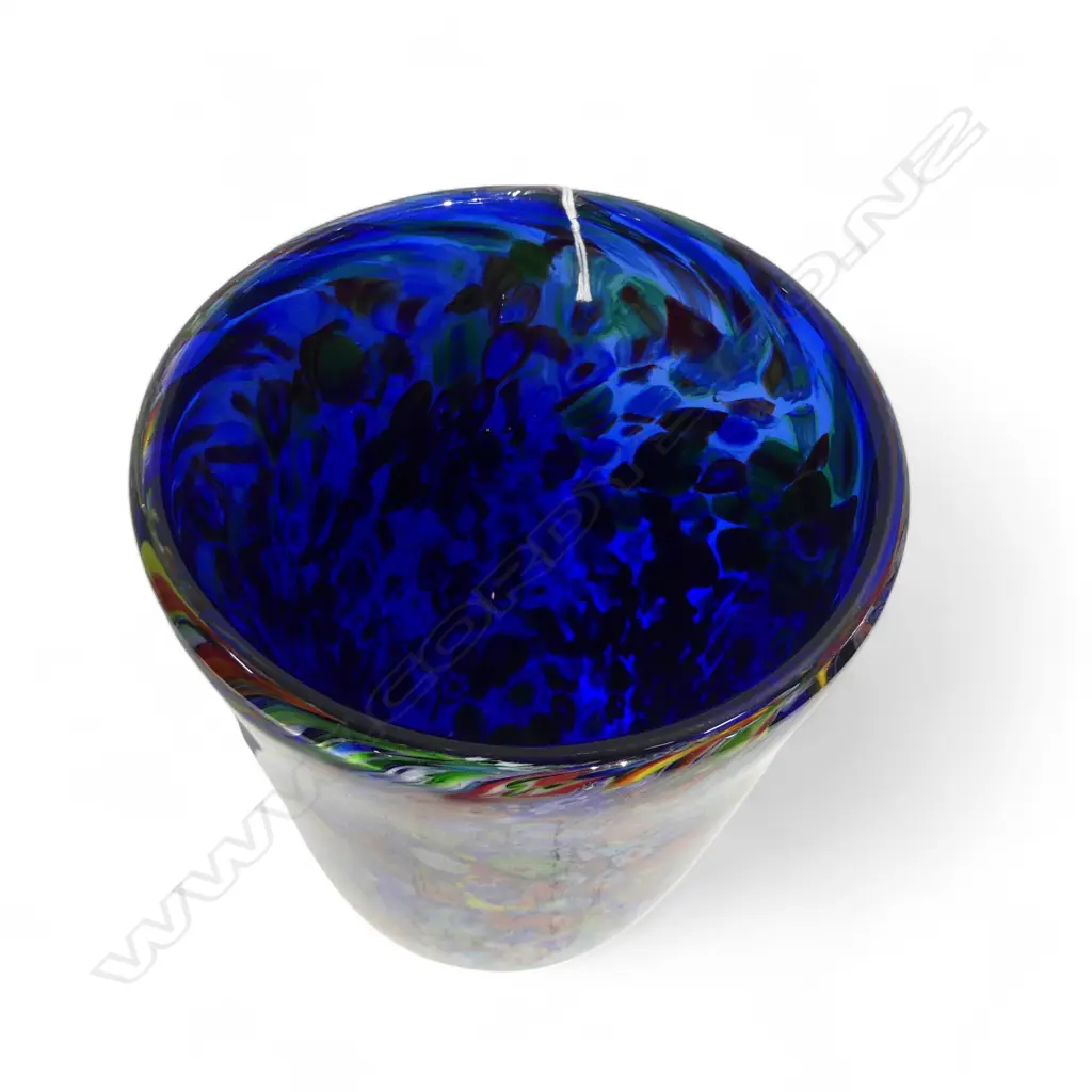 HEAVY MURANO MILLEFIORI VASE H.210mm Image 1++