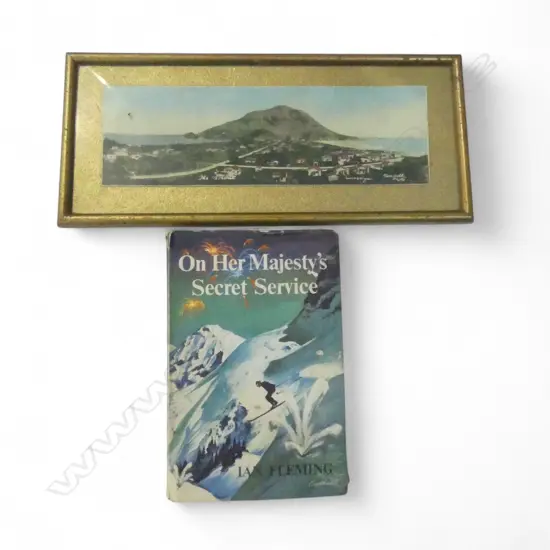 IAN FLEMING THE BOOK CLUB FIRST ED. 'On Her Majesty's Secret Service' & COLOURED PHOTO
