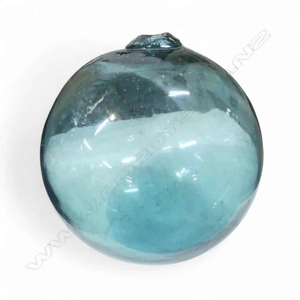 HAND BLOWEN GLASS FISHING FLOAT NO BINDING DIA290MM Image 1++