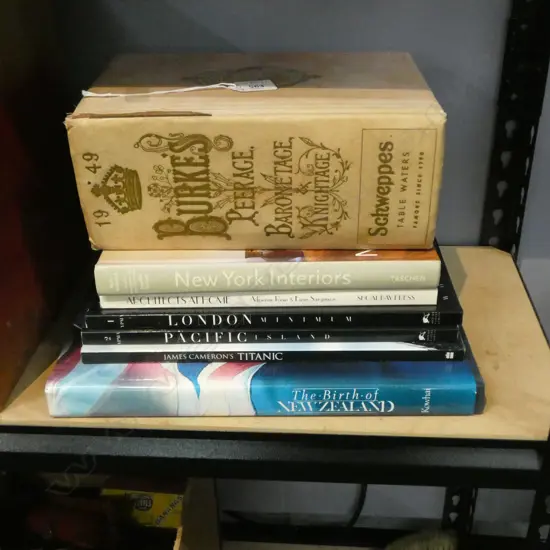 7 BOOKS INCL. 1949 BURKES PEERAGE