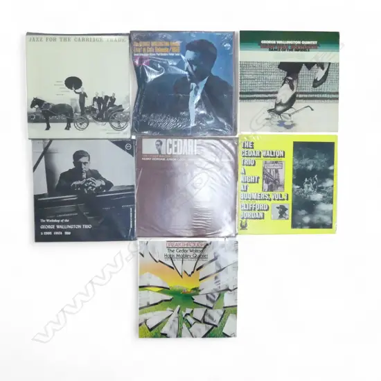 ASST.  THE CEDAR WALTON & GEORGE WALLINGTON JAZZ LPS Provenance: Ex Collection Wellington Choy
