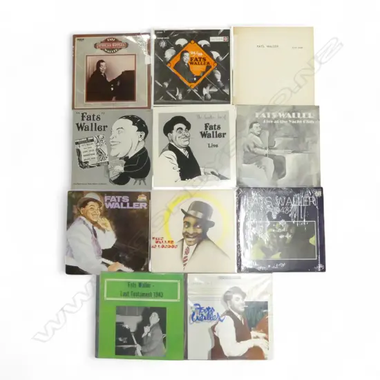 ASST. FATS WALLER JAZZ RECORDS Provenance: Ex Collection Wellington Choy