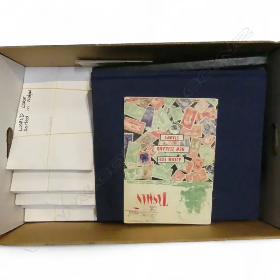 ASST. WORLD STAMPS & ALBUMS