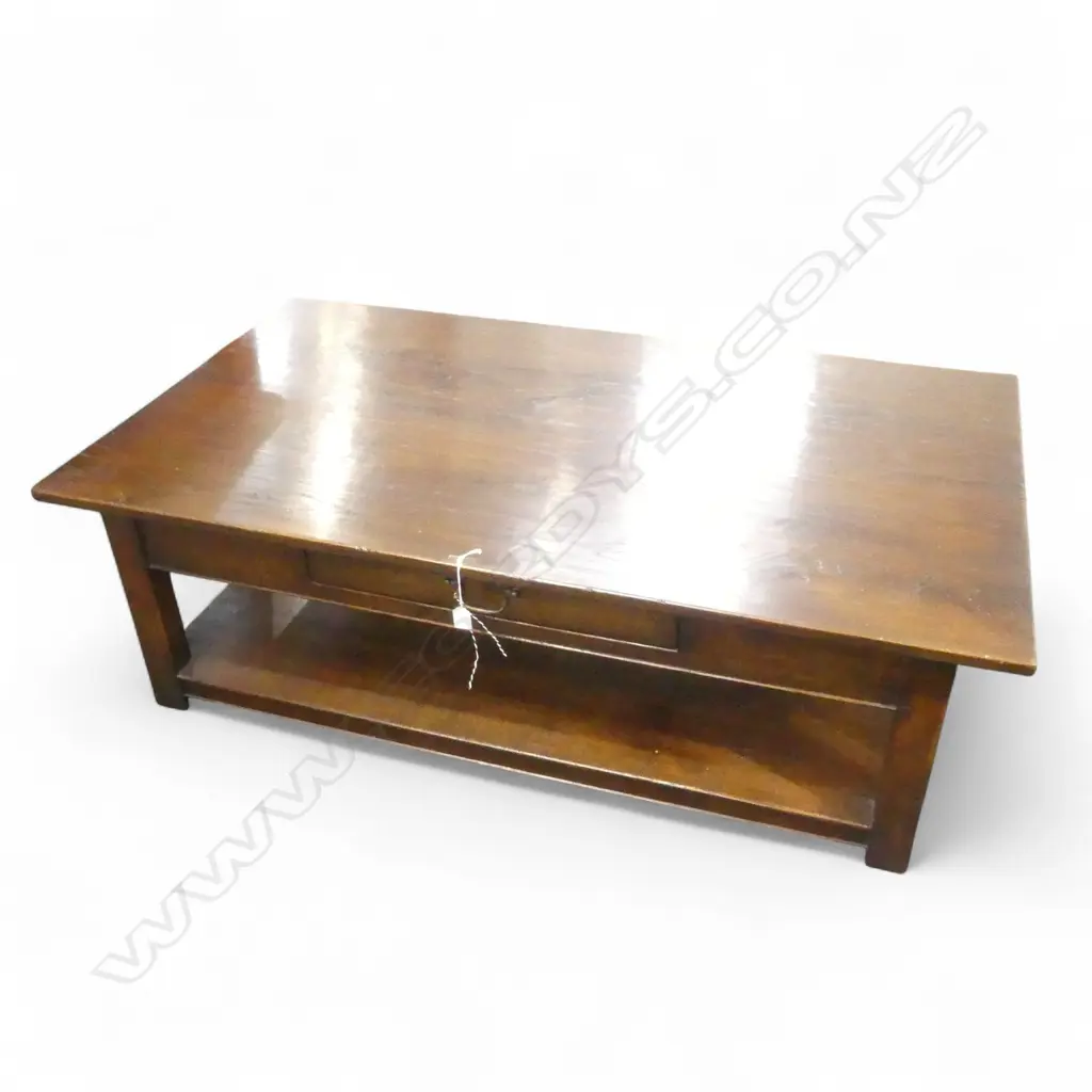 GEORGIAN STYLE OAK COFFEE TABLE 1340x790x450mm Image 1++