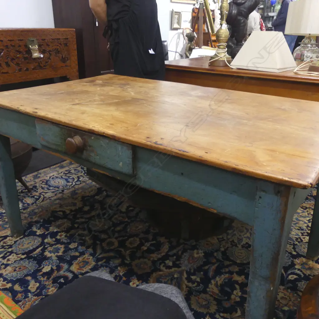 DISTRESSED COUNTRY TABLE from THE BAROSSA VALLEY  1290x850x740mm Image 1++