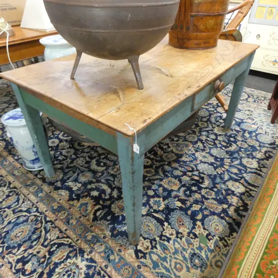 DISTRESSED COUNTRY TABLE from THE BAROSSA VALLEY  1290x850x740mm