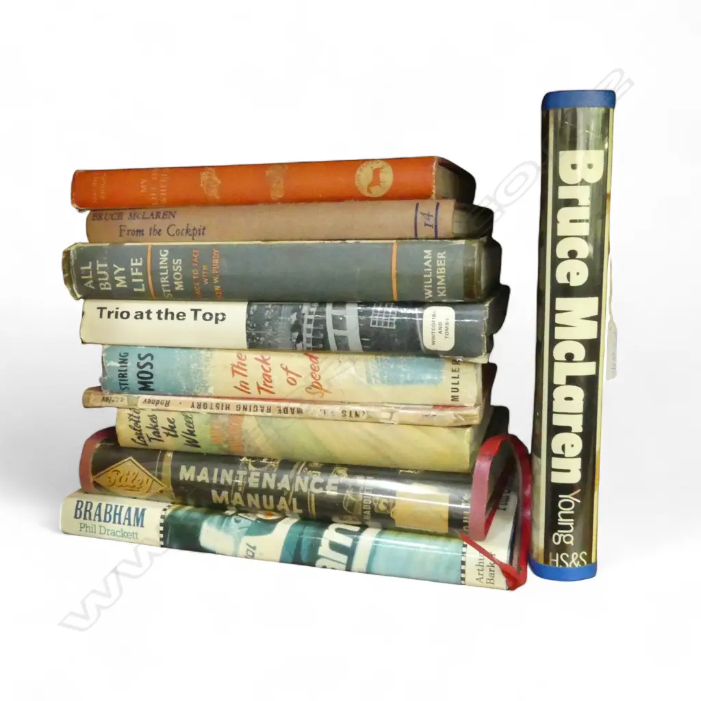 10 VINTAGE MOTOR RACING BOOKS Image 1++