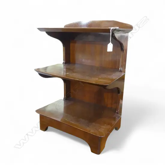 MAHOG OPEN FRONT SMALL SHELF UNIT 460 x 340 x 660mm