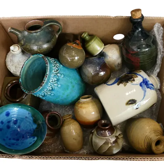 ASST. N.Z. STUDIO POTTERY