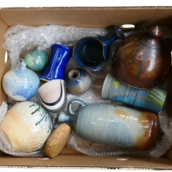 ASST. N.Z. STUDIO POTTERY 