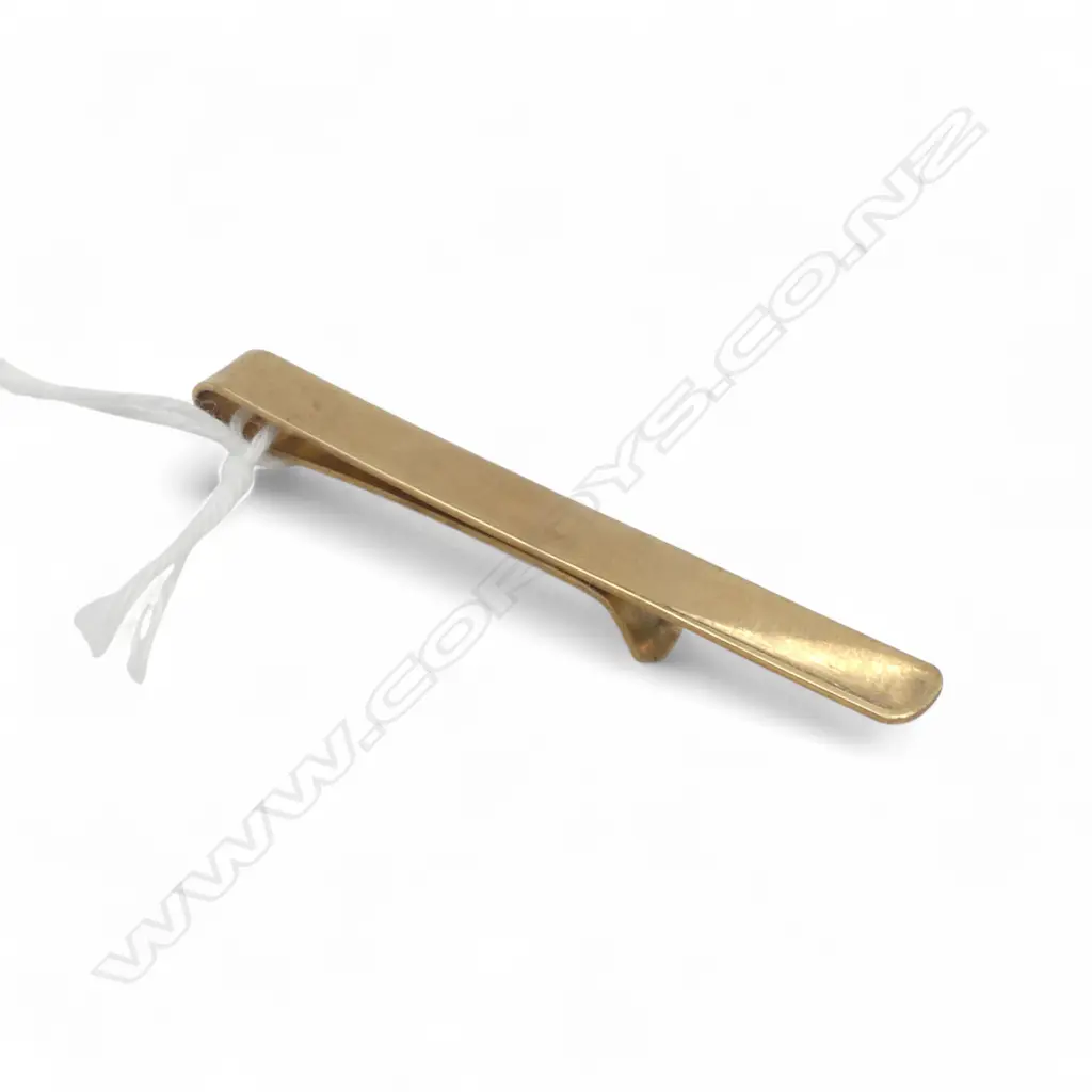 9ct GOLD TIE CLIP 3.29gms Image 1++