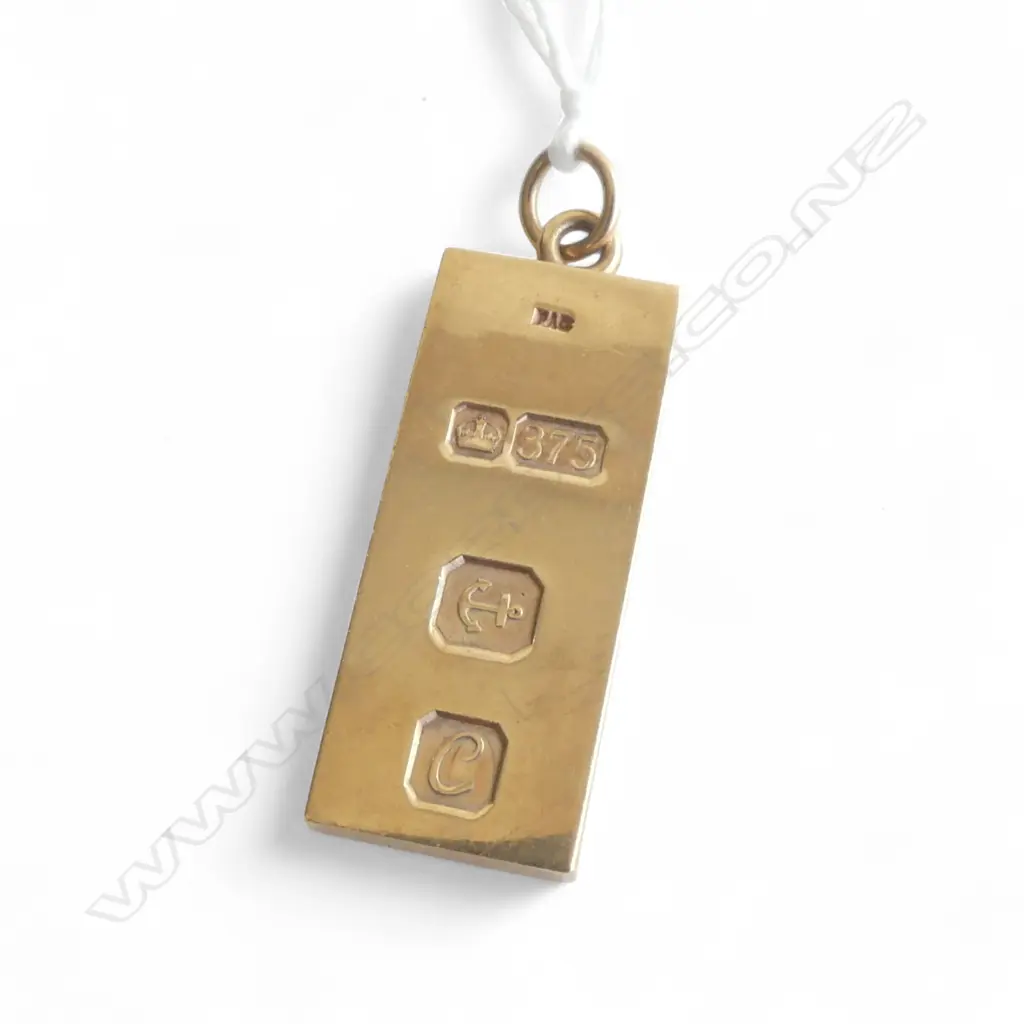 **RTV** 9CT GOLD PENDANT B'HAM 1977, 29.89gms Image 1++