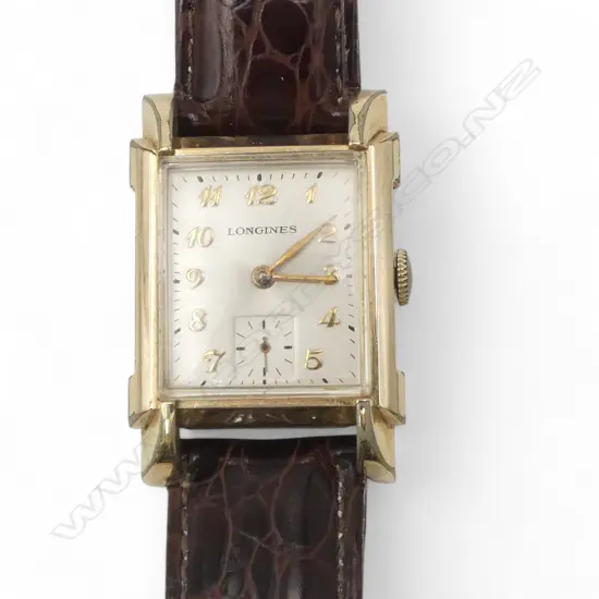 VINTAGE LONGINES gold plated GENT'S WRISTWATCH running