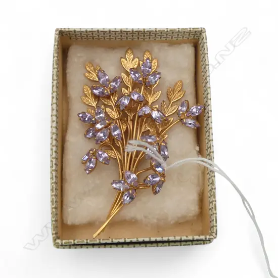 DONALD SIMPSON (AUSTRALIAN) VINTAGE DESIGNER COSTUME LGE SPRAY BROOCH