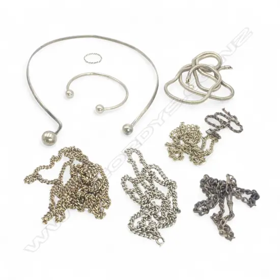 ASST. SILVER COLOUR & METAL JEWELLERY