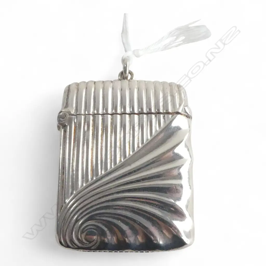 STG SILVER VESTA, B'HAM 1887 45x35mm, 23gms Image 1++