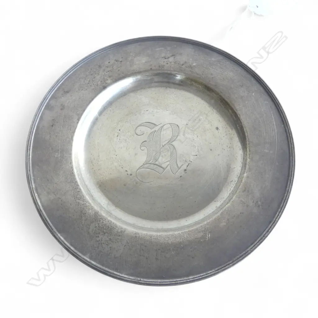 STG SILVER PLATE, 160mm dia 108gms Image 1++