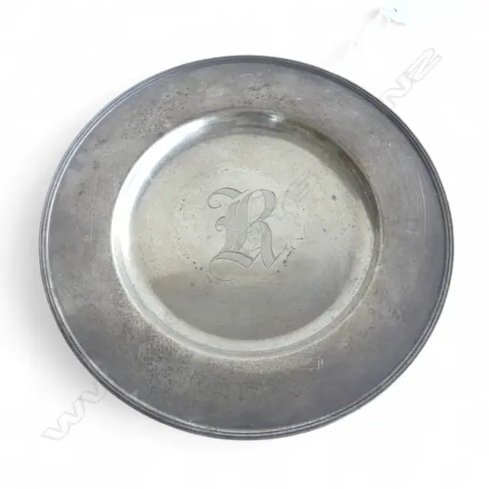 STG SILVER PLATE, 160mm dia 108gms