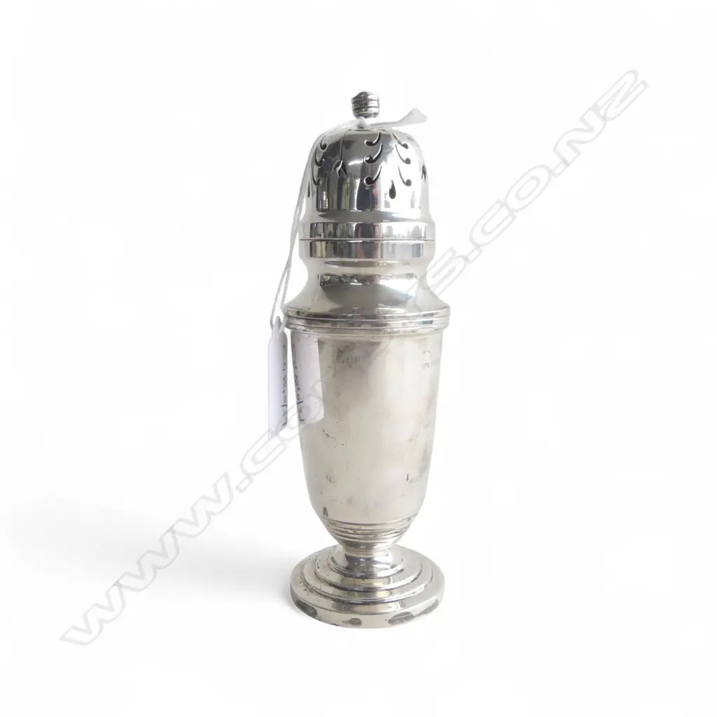 STG SILVER SIFTER, SHEFFIELD 1962, H.160mm, 156gms Image 1++