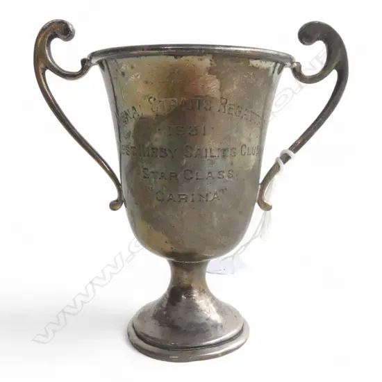 STG SILVER TROPHY CUP H.95mm 55gms