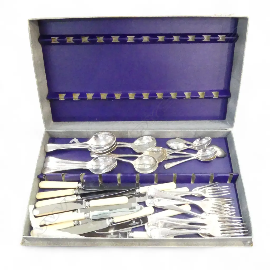 BOXED ASST. PHOENIX IMPERIAL SHEFFIELD PLATE CUTLERY Image 1++