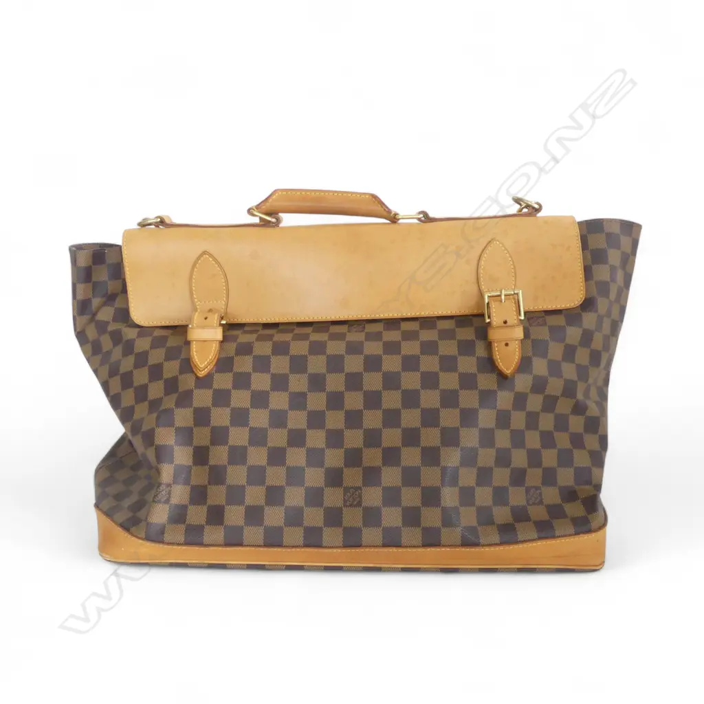 LOUIS VUITTON WEST END DAMIER WEEKENDER TOTE BAG. 1896-1996 Edition Centenaire #2311 some marks overall okay LEATHER  Image 1++