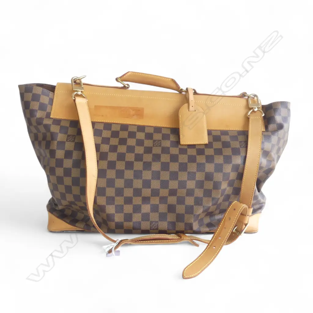 LOUIS VUITTON WEST END DAMIER WEEKENDER TOTE BAG. 1896-1996 Edition Centenaire #2311 some marks overall okay LEATHER  Image 1++