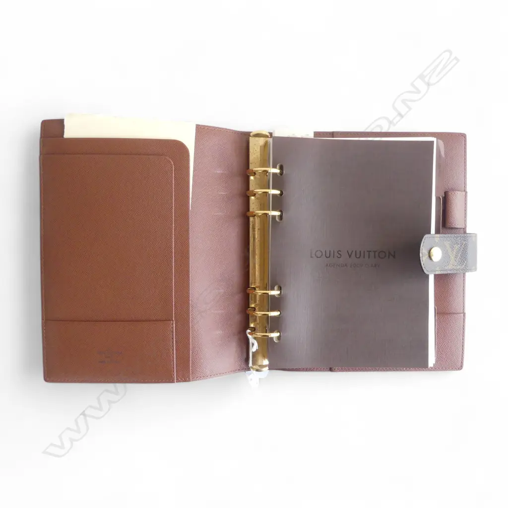 2009 LOUIS VUITTON DIARY FOLDER with receipt of purchase in Auckland NZ Image 1++