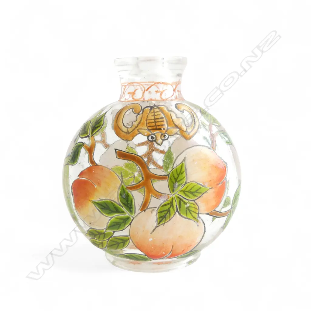 ORIENTAL ENAMEL SCENT BOTTLE H.50mm Image 1++