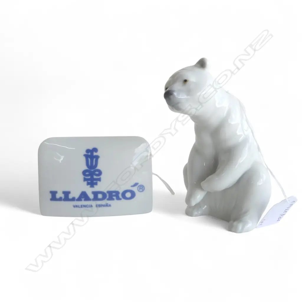 LLADRO POLAR BEAR H130MM & LLADRO SIGN L90MM Image 1++