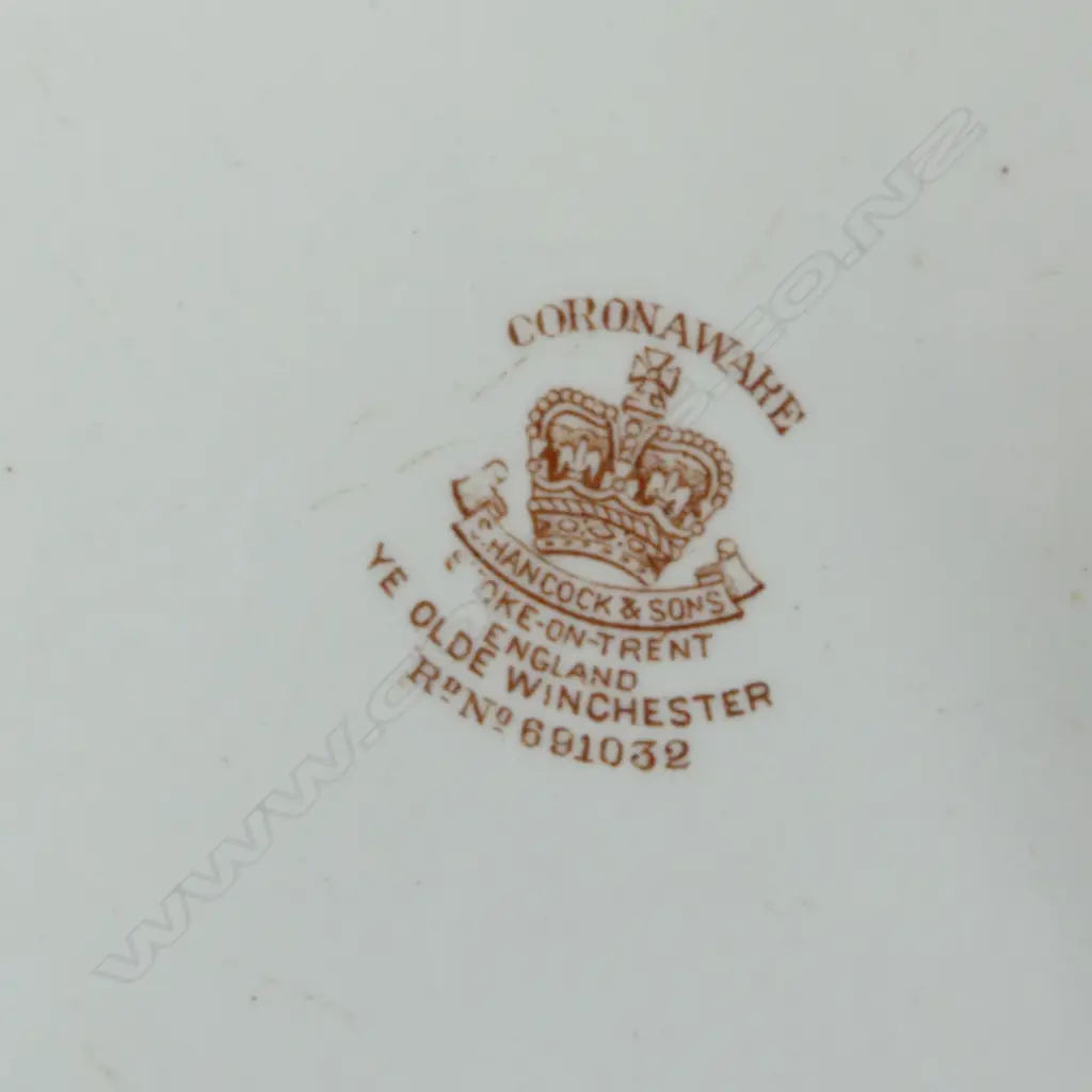 4 DERBY IMARI PAT. PLATES + 5 CORONA WARE 'YE OLDE WINCHESTER' PAT. PLATES chips Image 1++