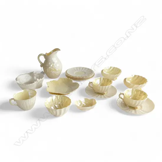 17 PCES BELLEEK INCL. JUG H.150mm