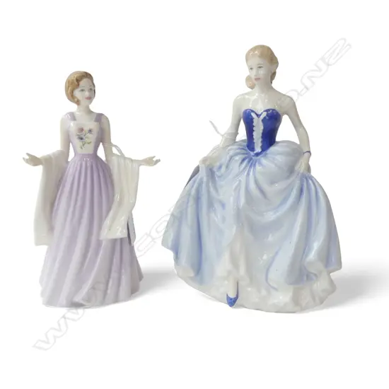 2 ROYAL DOULTON FIGURINES; JULIA & SUSAN H.220mm