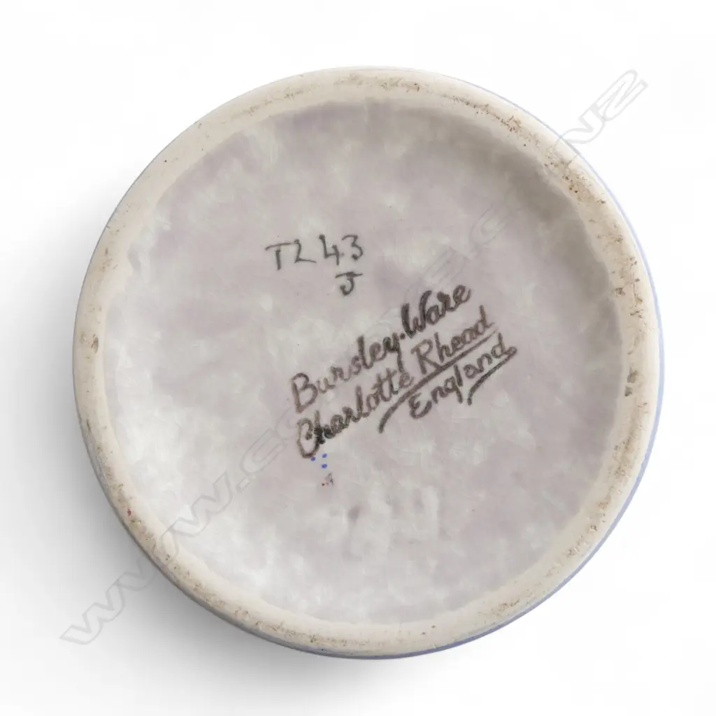 CHARLOTTE RHEAD BURSLEY WARE VASE H.205mm Image 1++