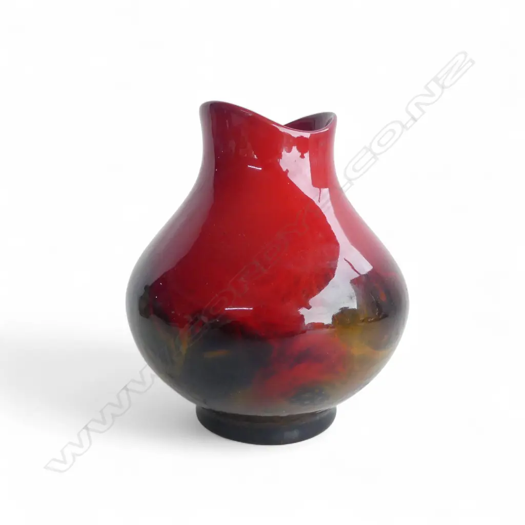 ROYAL DOULTON FLAMBE VASE H.110mm Image 1++