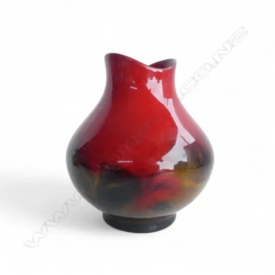 ROYAL DOULTON FLAMBE VASE H.110mm