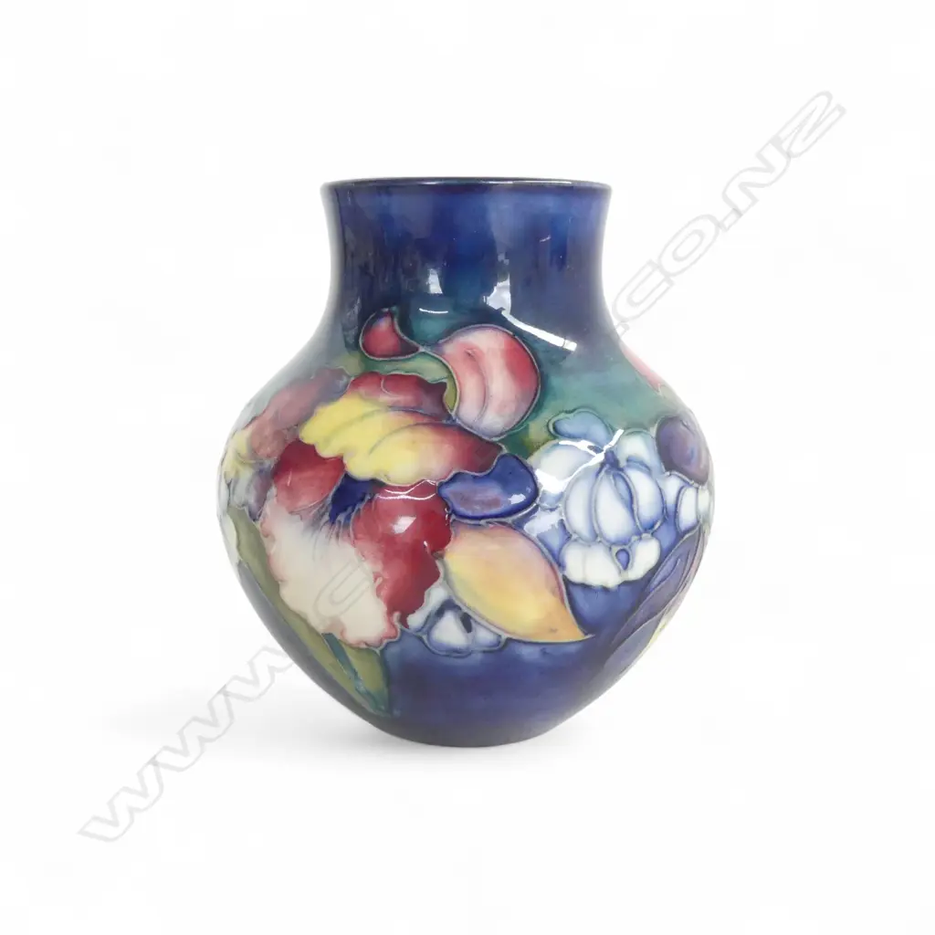 MOORCROFT SLIPPER ORCHID VASE H.130mm Image 1++