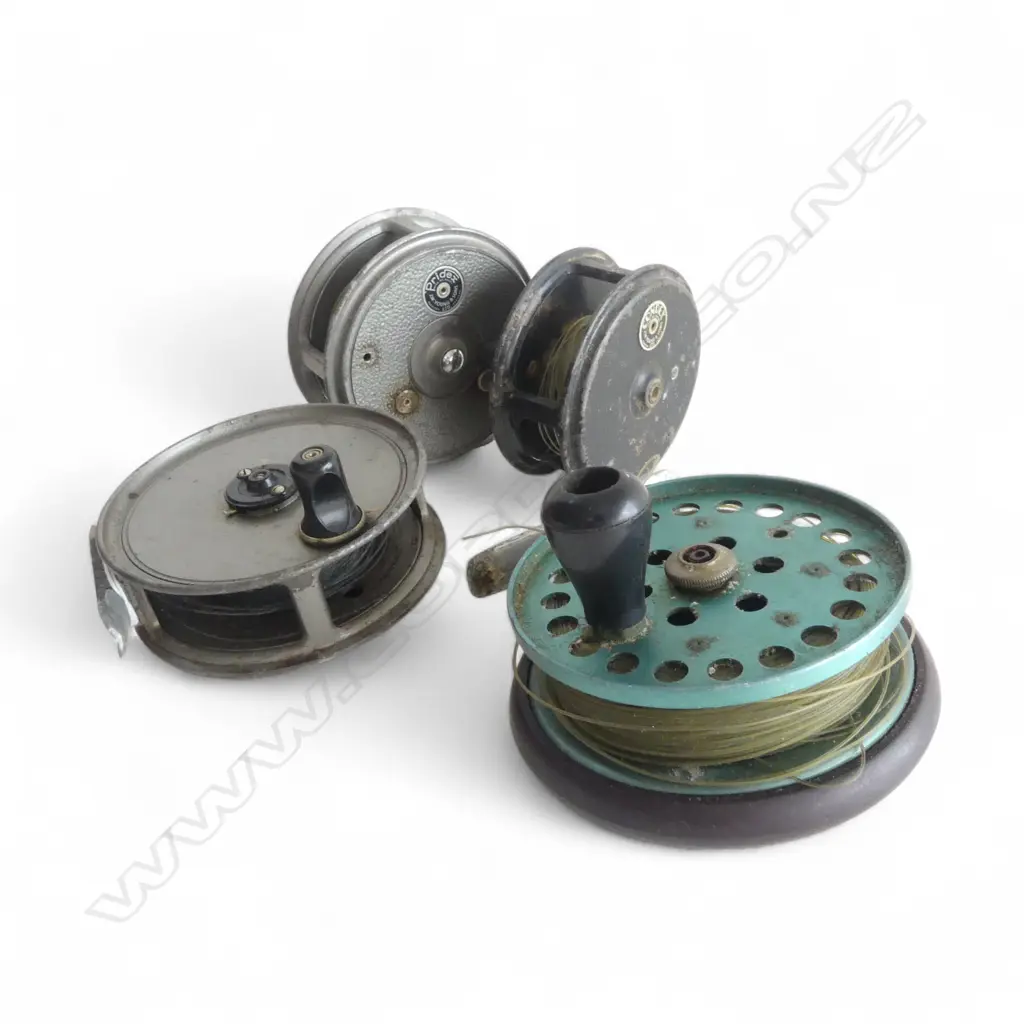 4 FRESHWATER REELS; PRIDEX, CONDEX & 2 OTHERS Image 1++