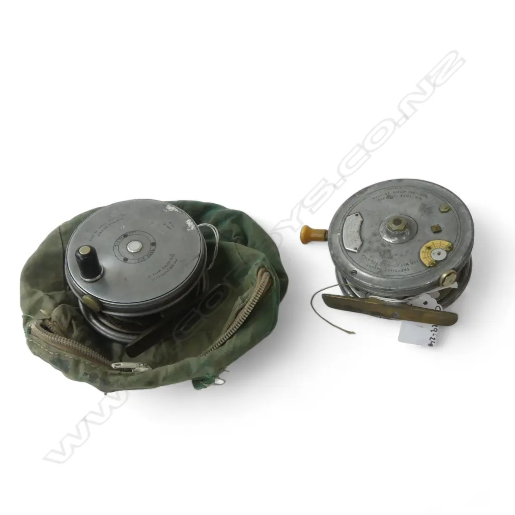2 FRESHWATER REELS HARDY BROS Ltd. THE 'PERFECT' & THE 'SILEX MAJOR' Image 1++