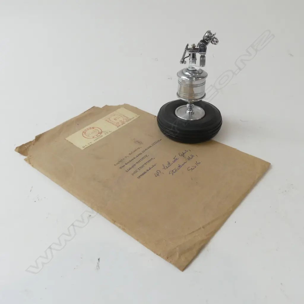 VINTAGE ANGLIA PROMOTIONAL LIGHTER + ADVERTISING LEAFLET Image 1++