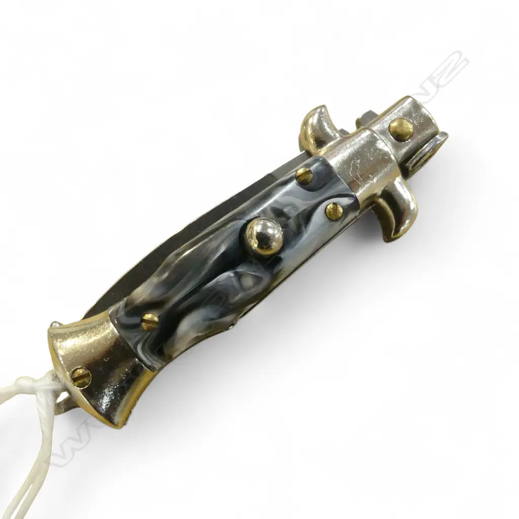 VINTAGE ITALIAN MINIATURE STILETTO DAGGER L.60mm Image 1++