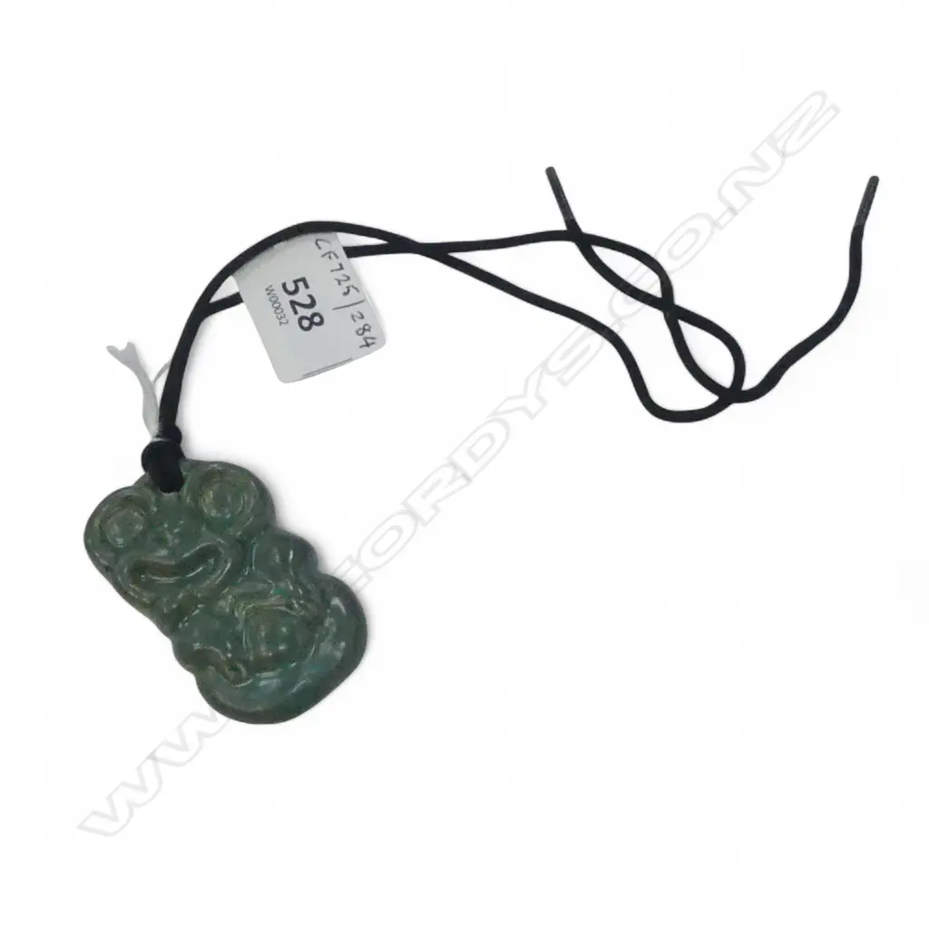 GREEN STUDIO POTTERY TIKI L60MM Image 1++