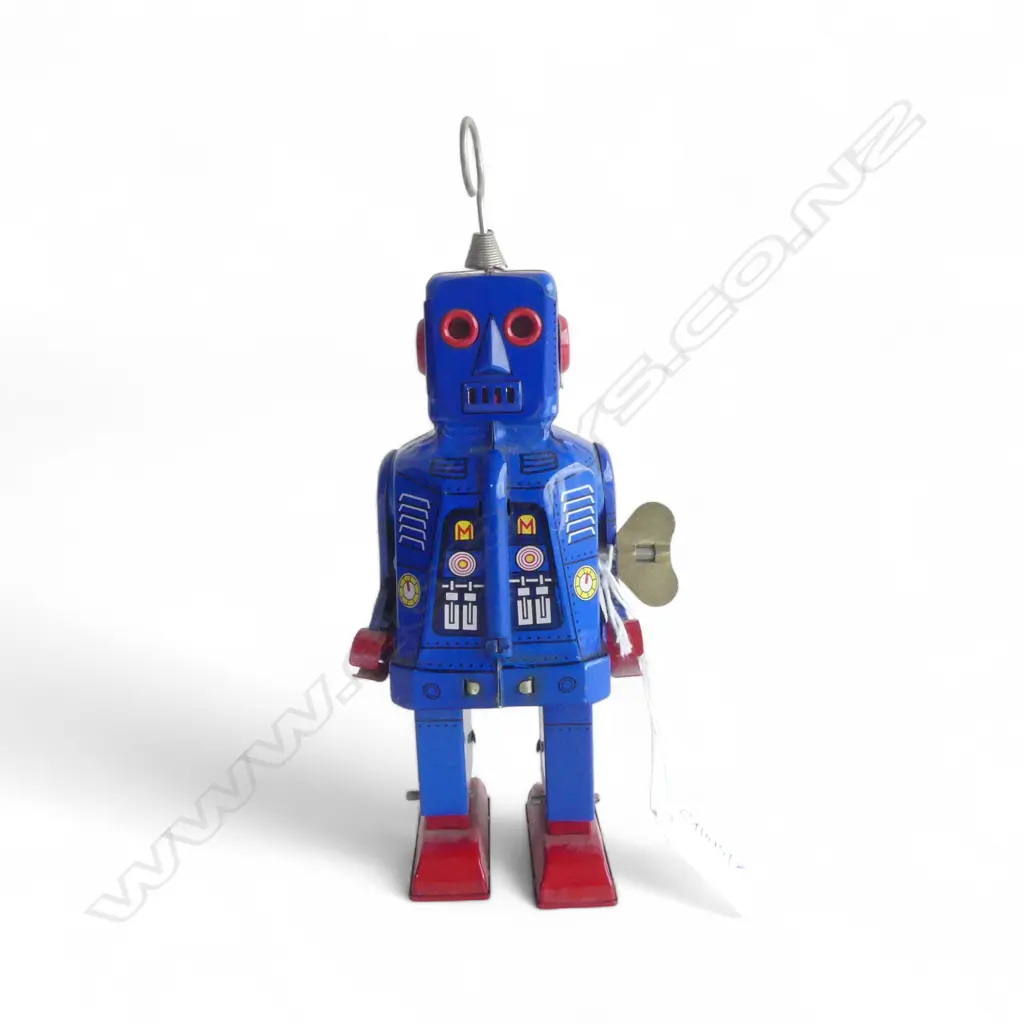 WIND UP METAL ROBOT - TOBAR LTD MADE IN CHINA H.200mm Image 1++