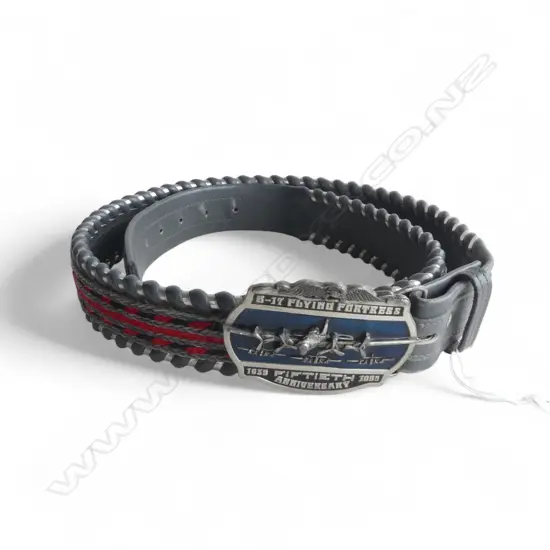 LTD ED. WARBIRDS BELT 'B-17 FLYING FORTRESS 50th ANNIVERSARY'