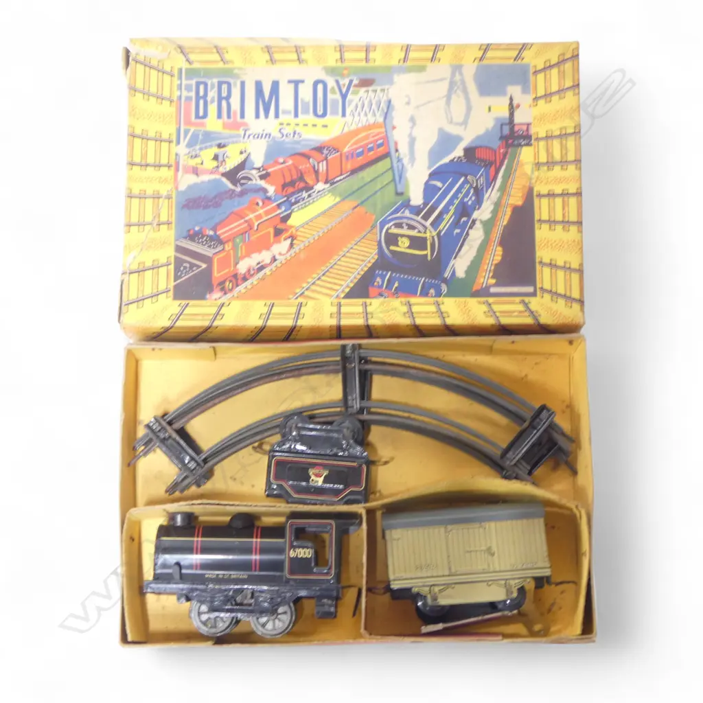 BOXED  BRAM TOY O GAUGE TRAIN SET & BOXED CHAMP ENGINE Image 1++