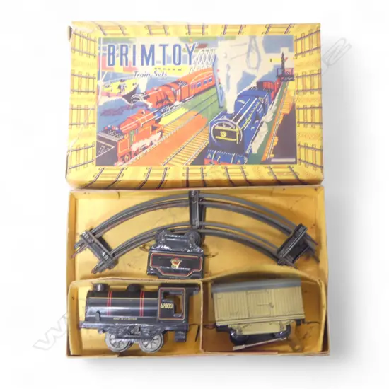 BOXED  BRAM TOY O GAUGE TRAIN SET & BOXED CHAMP ENGINE